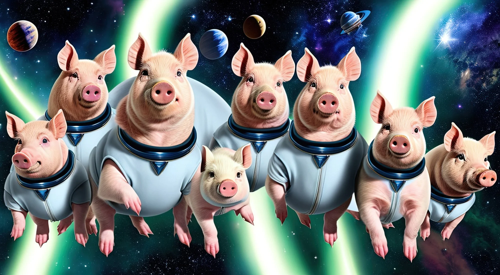 Pigs in Hyperspace — syd9000 artwork