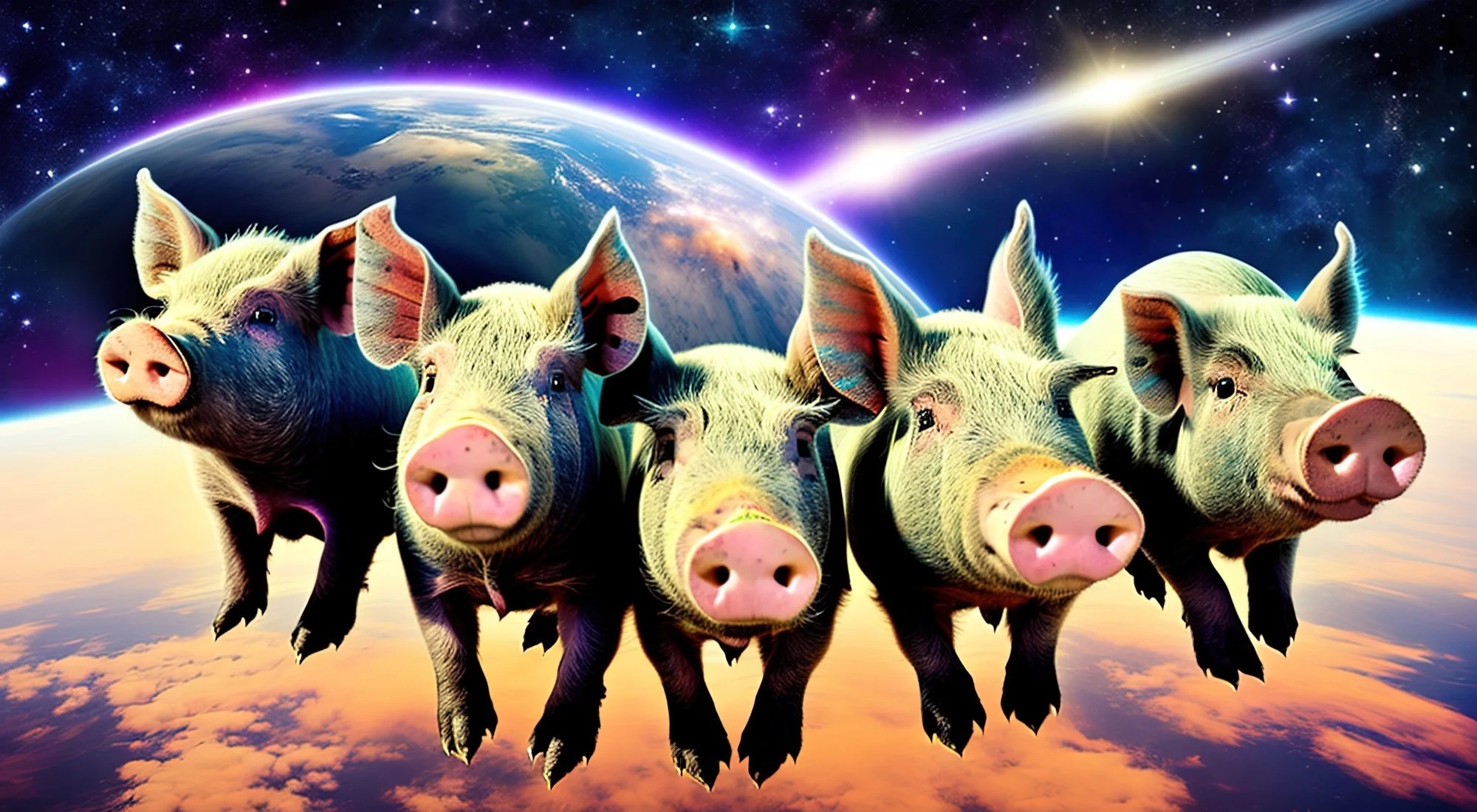 Pigs in Hyperspace — syd9000 artwork