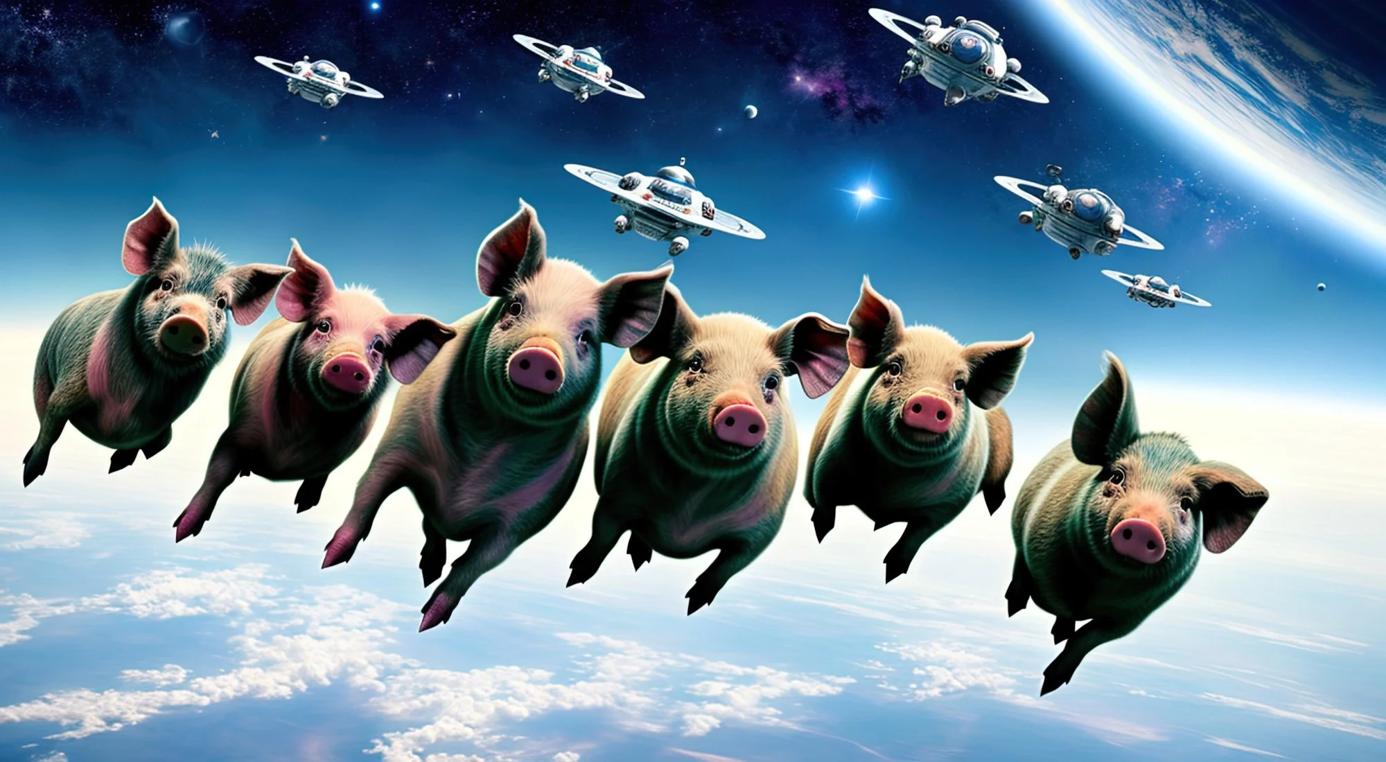 Pigs in Hyperspace — syd9000 artwork