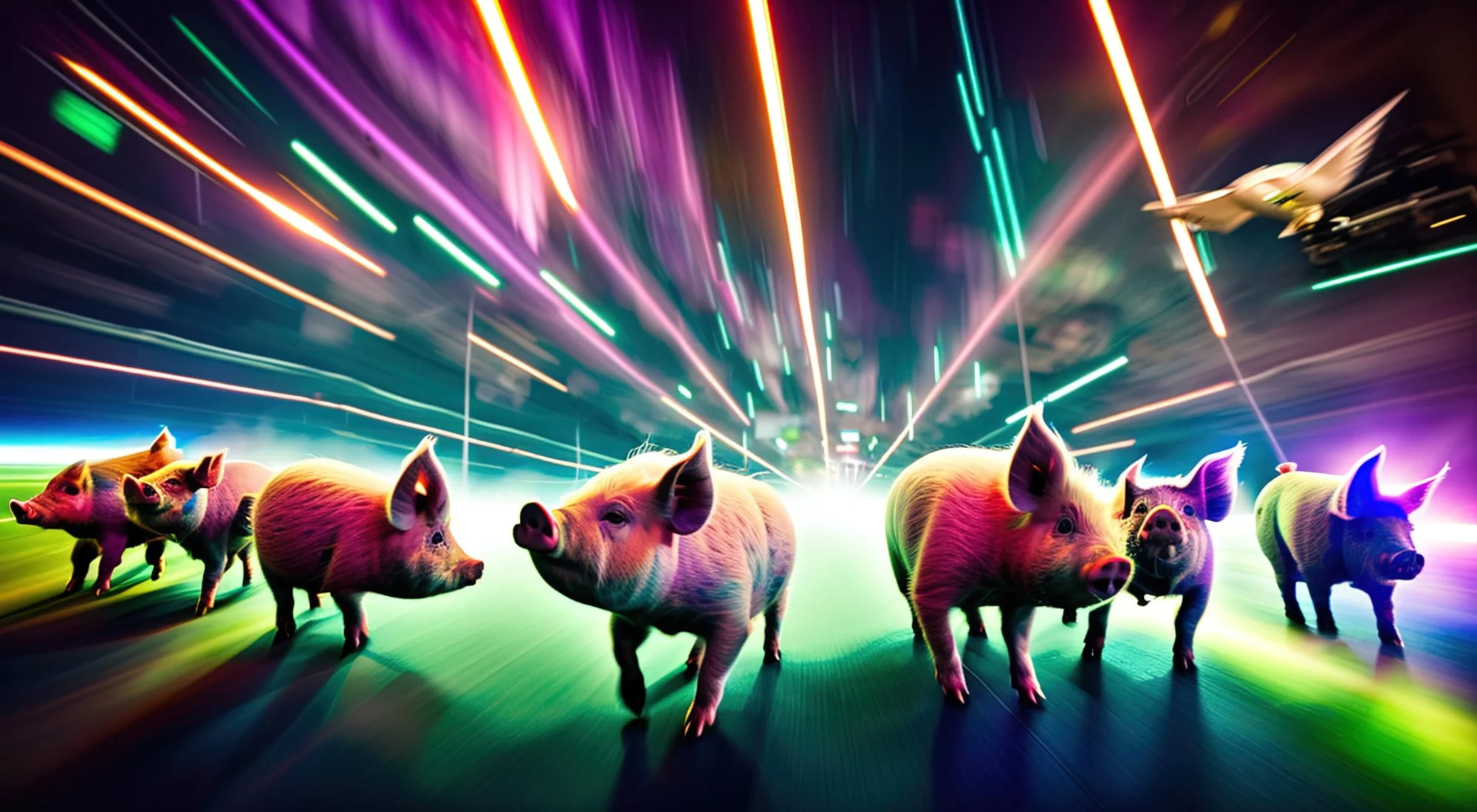 Pigs in Hyperspace — syd9000 artwork