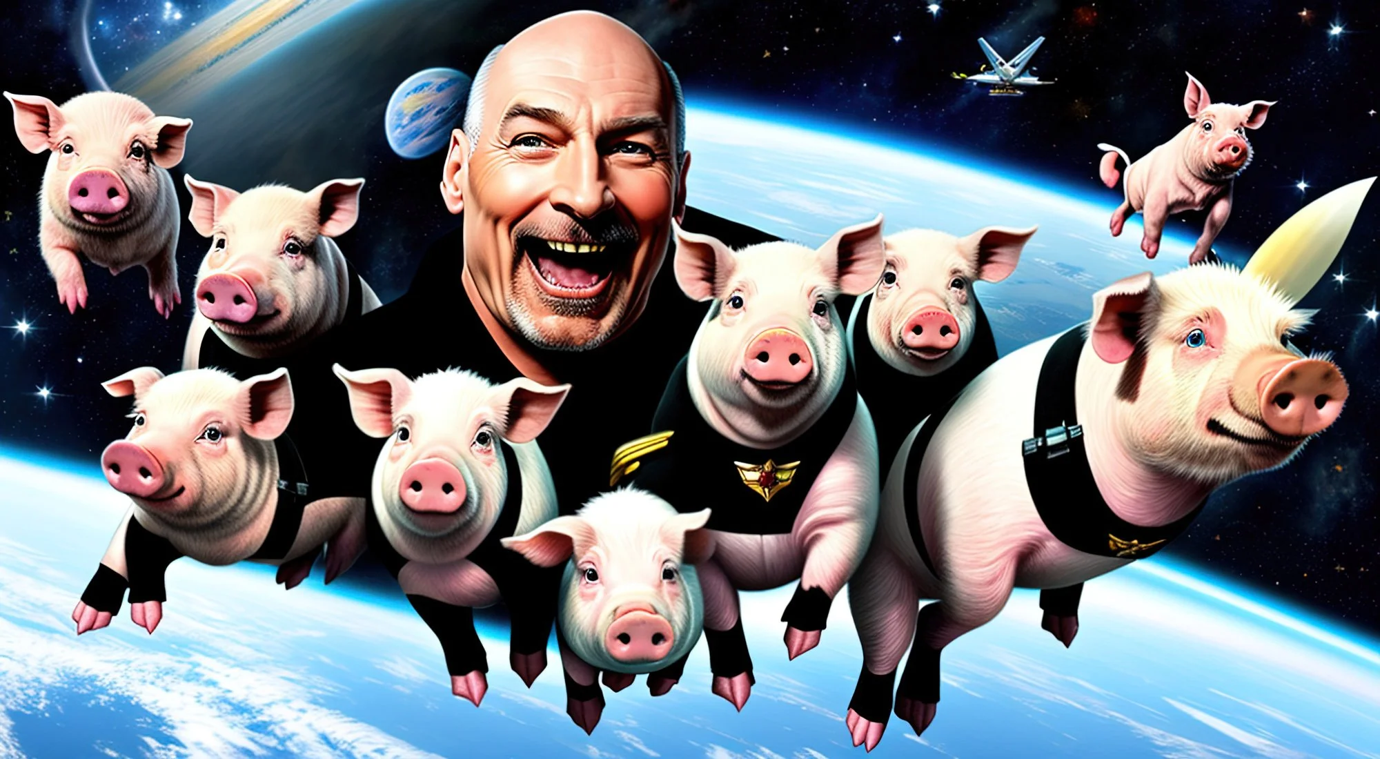 Pigs in Hyperspace — syd9000 artwork