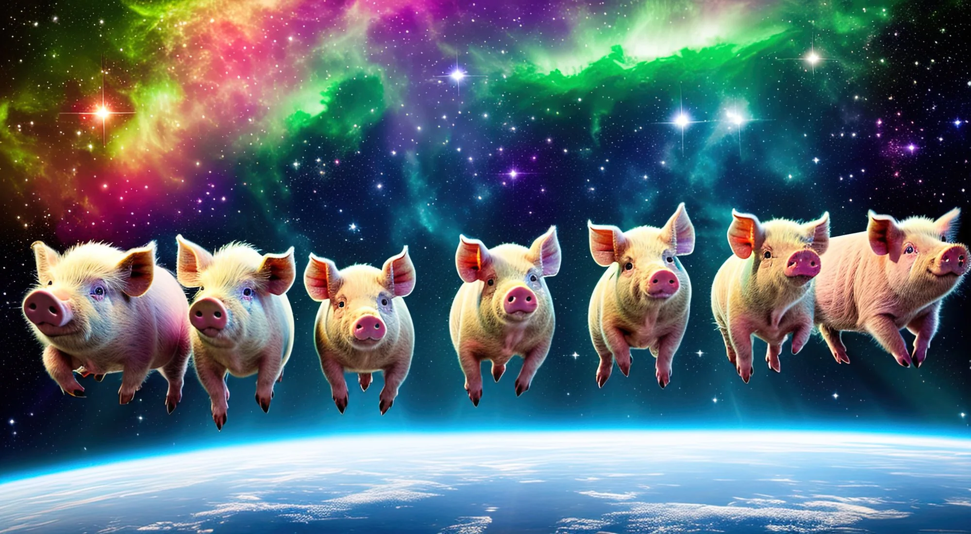 Pigs in Hyperspace — syd9000 artwork