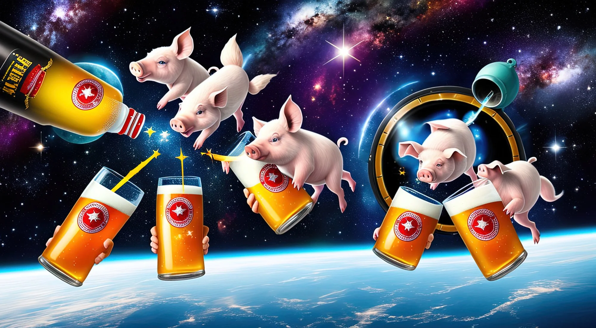 Pigs in Hyperspace — syd9000 artwork