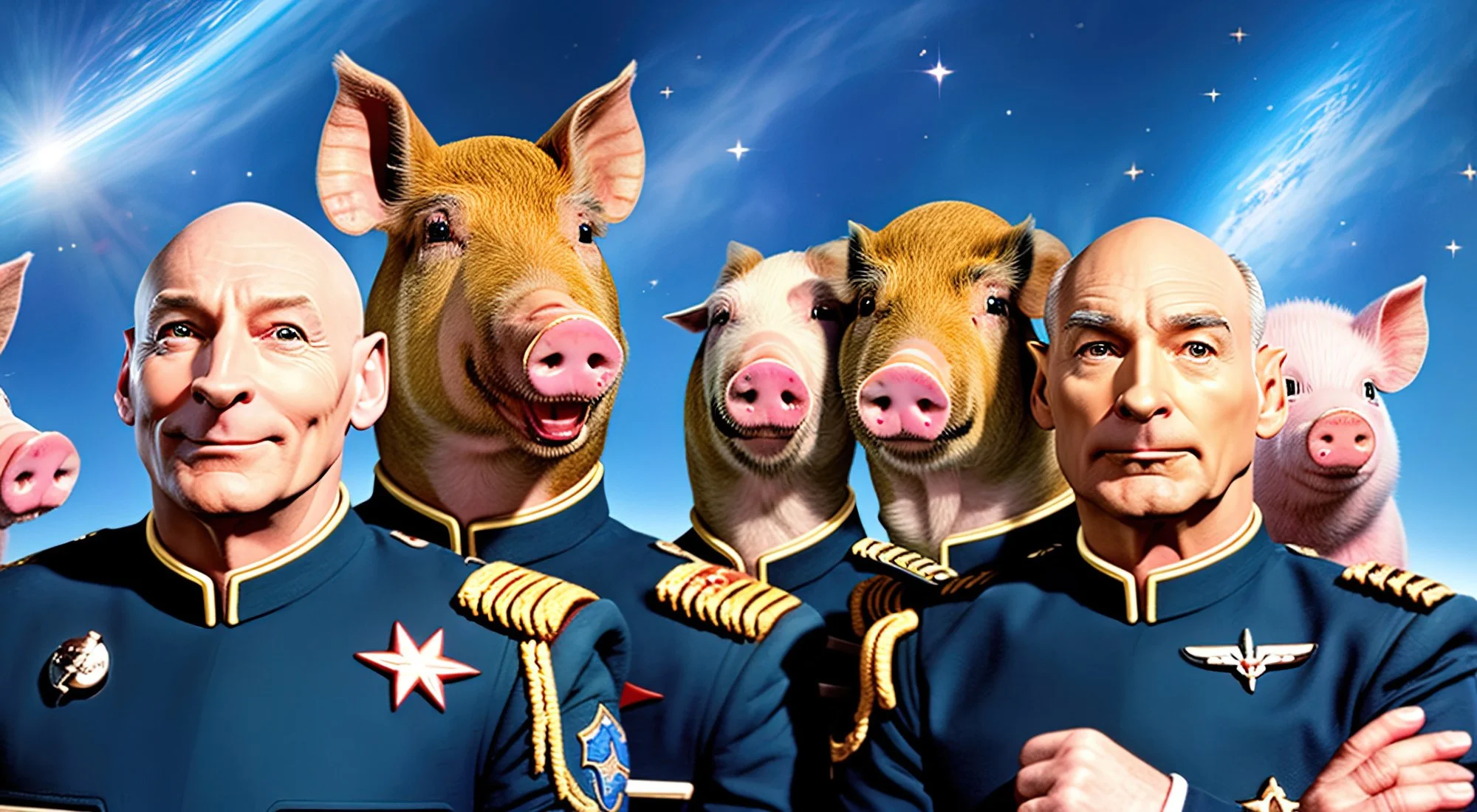 Pigs in Hyperspace — syd9000 artwork