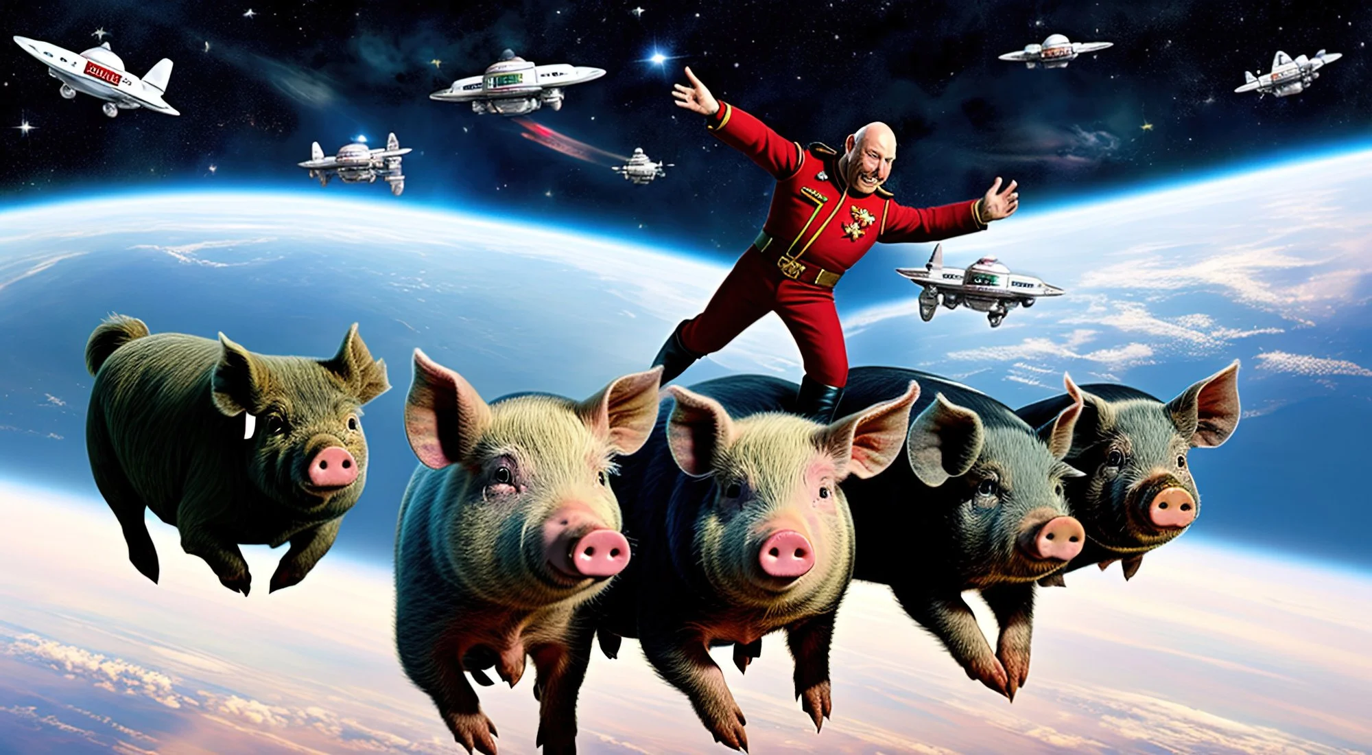 Pigs in Hyperspace — syd9000 artwork