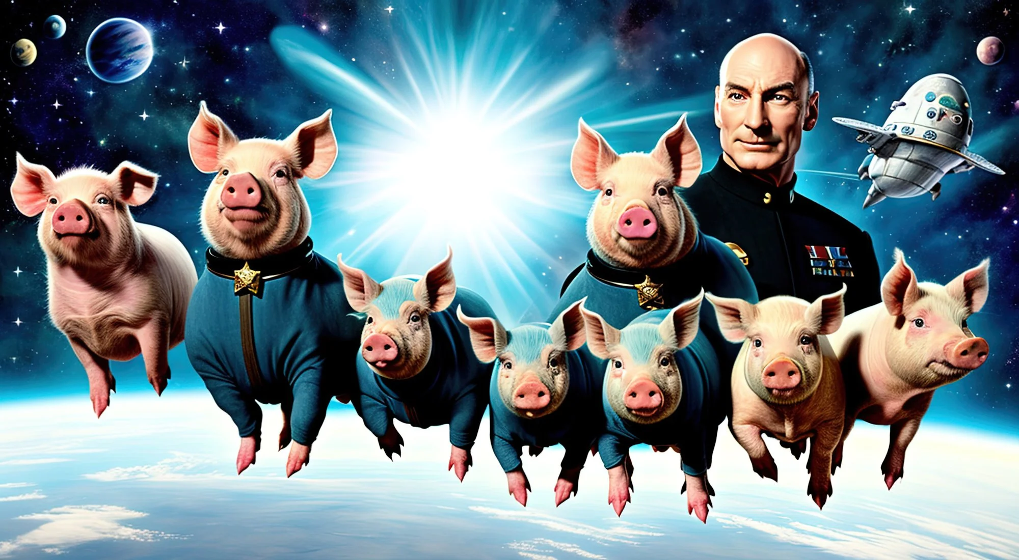 Pigs in Hyperspace — syd9000 artwork