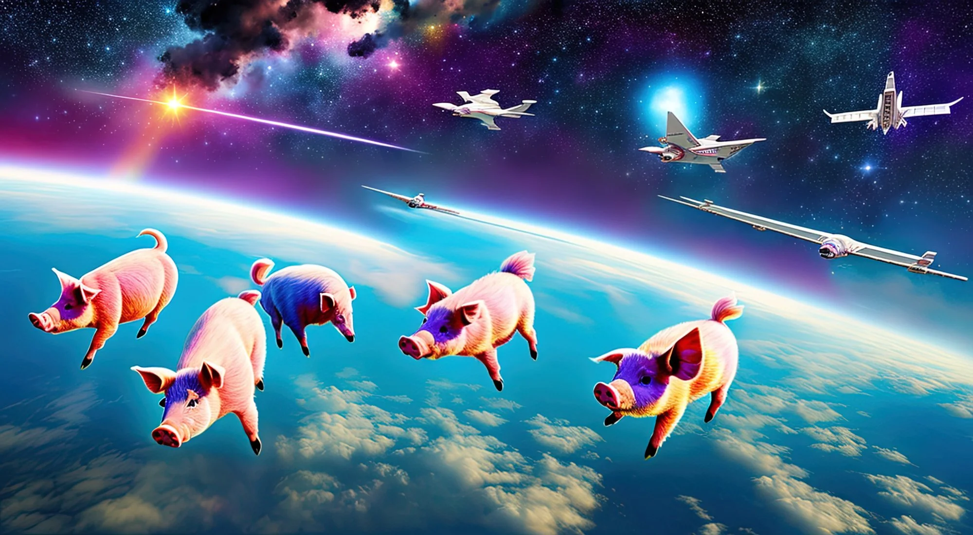 Pigs in Hyperspace — syd9000 artwork