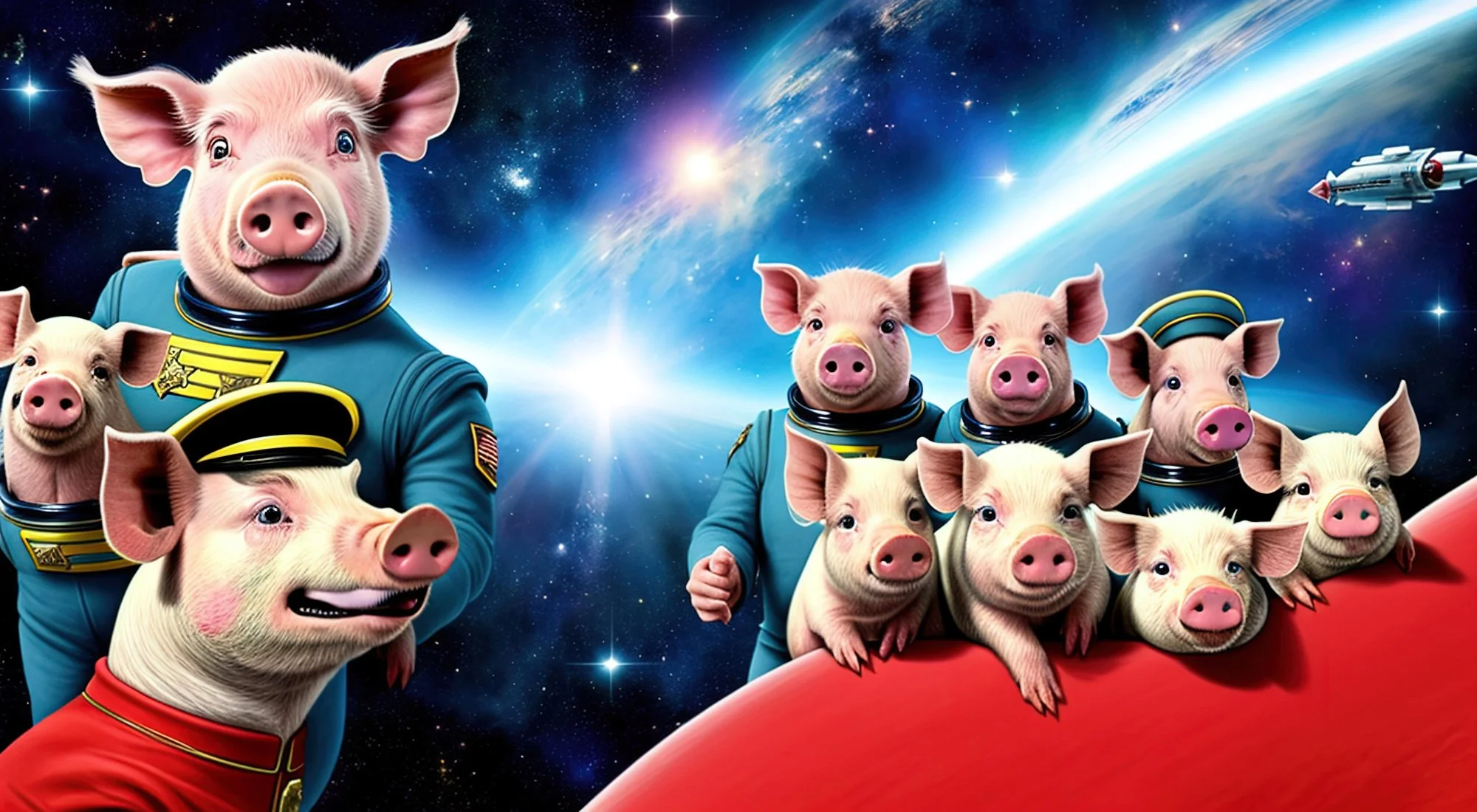 Pigs in Hyperspace — syd9000 artwork