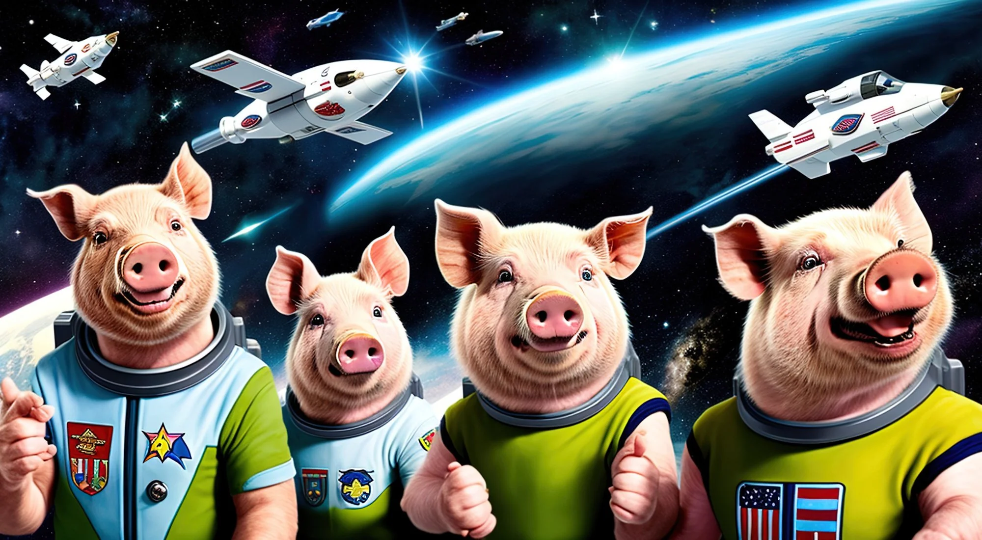 Pigs in Hyperspace — syd9000 artwork