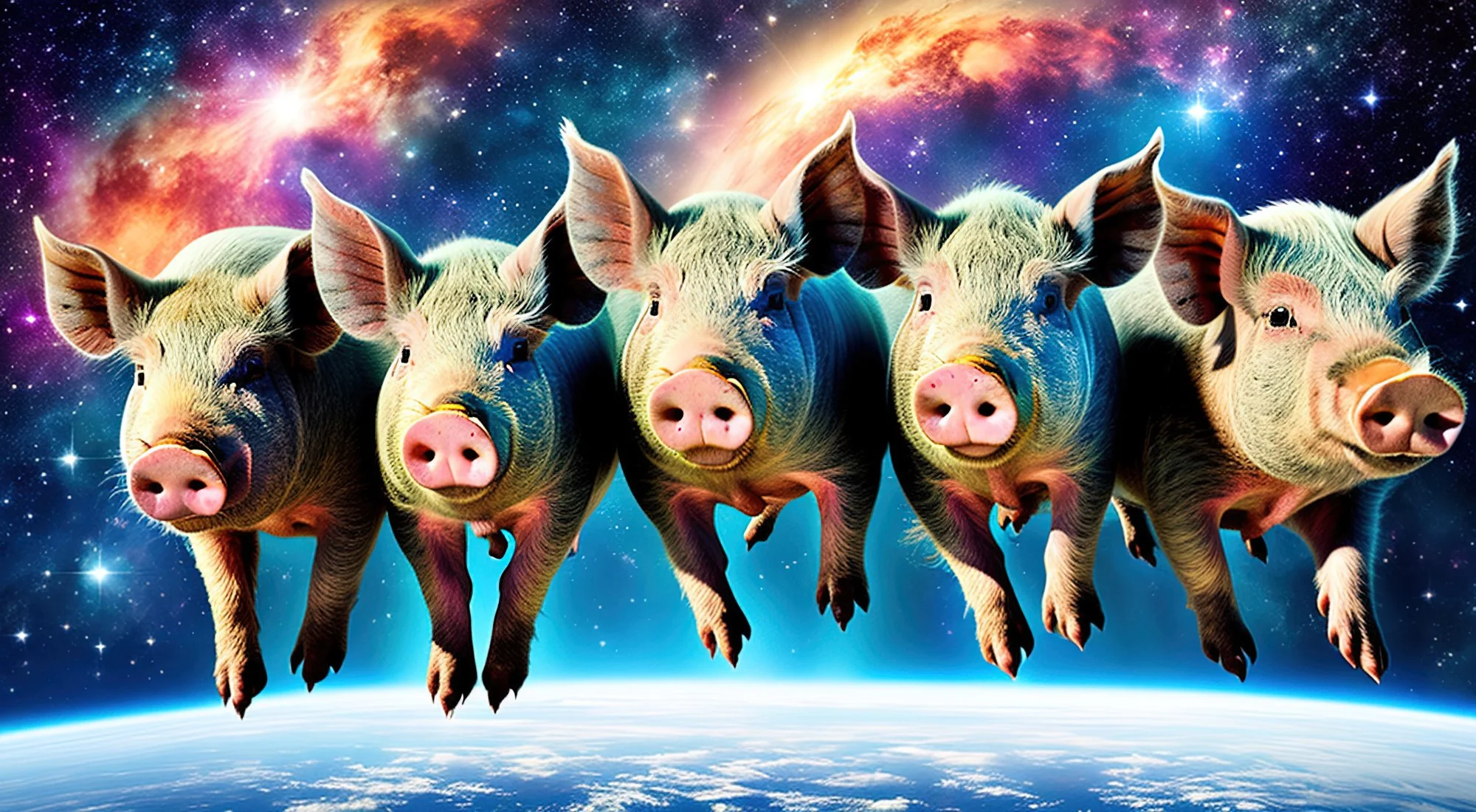Pigs in Hyperspace — syd9000 artwork