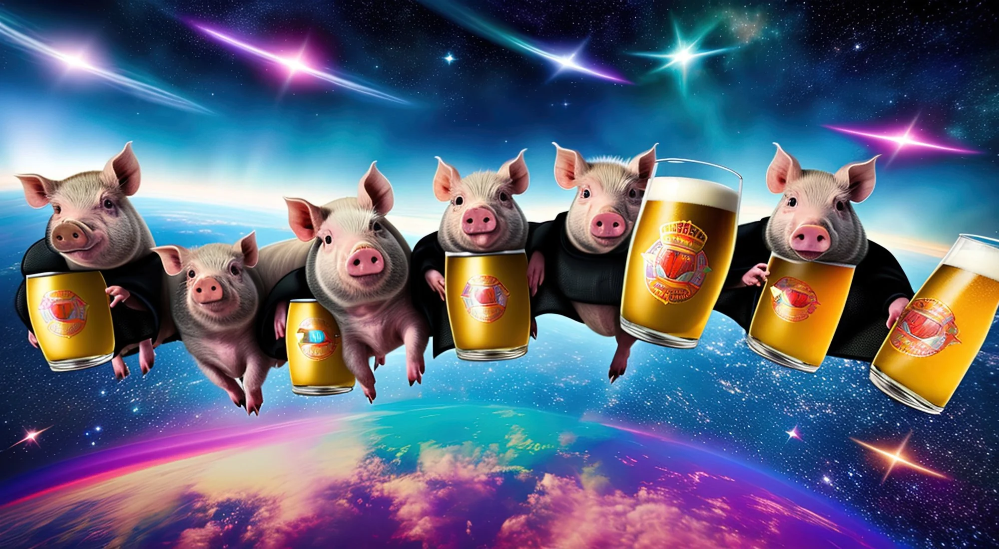 Pigs in Hyperspace — syd9000 artwork