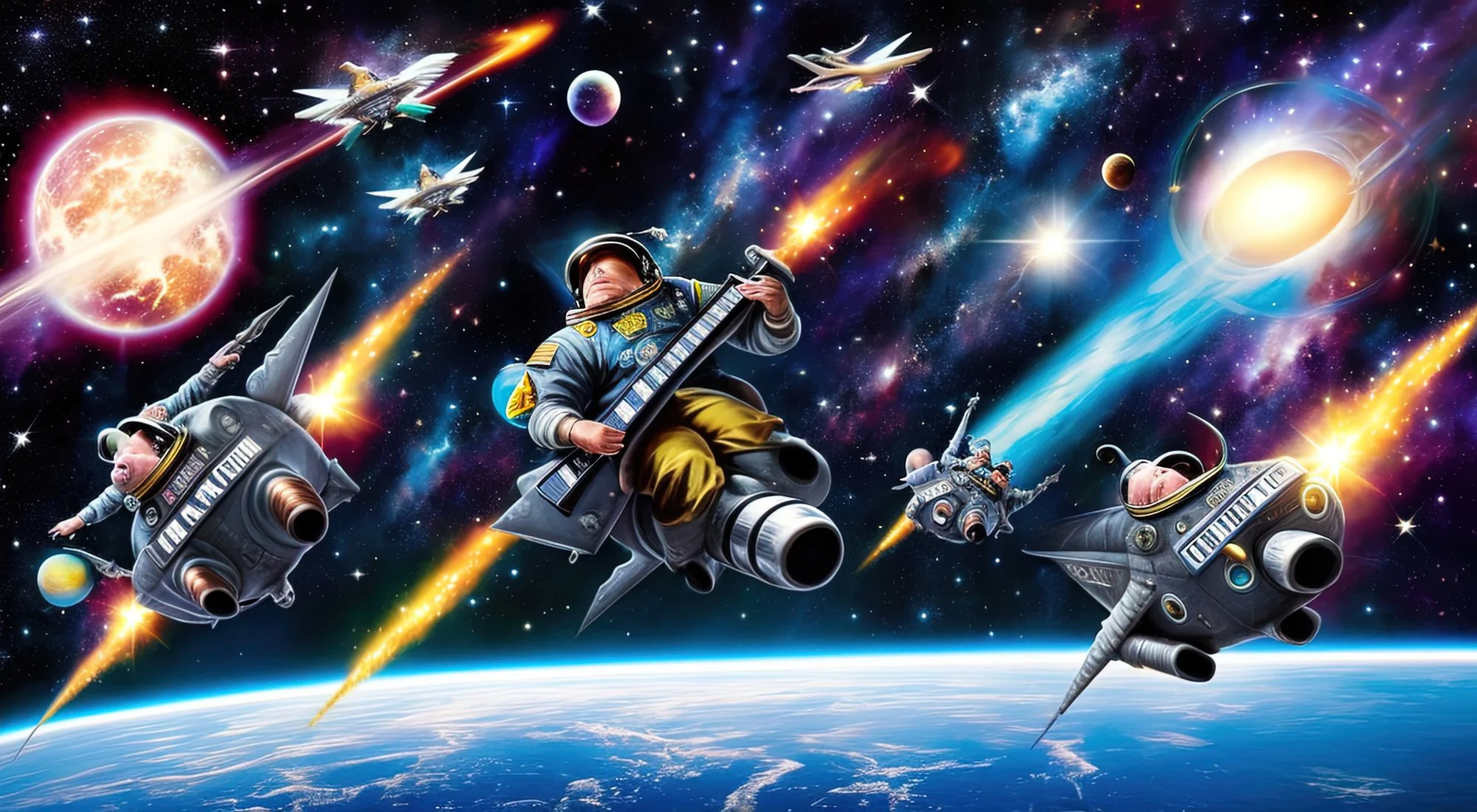 Pigs in Hyperspace — syd9000 artwork