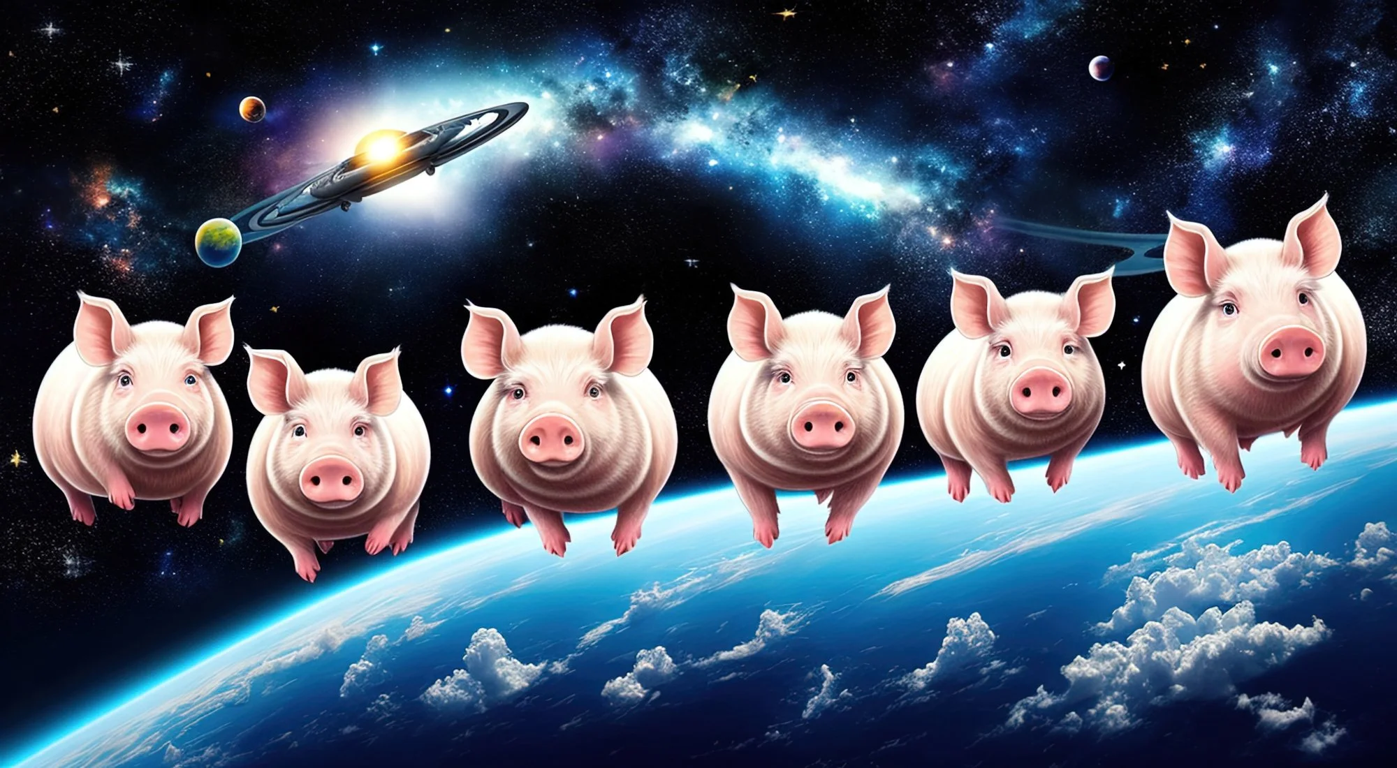 Pigs in Hyperspace — syd9000 artwork