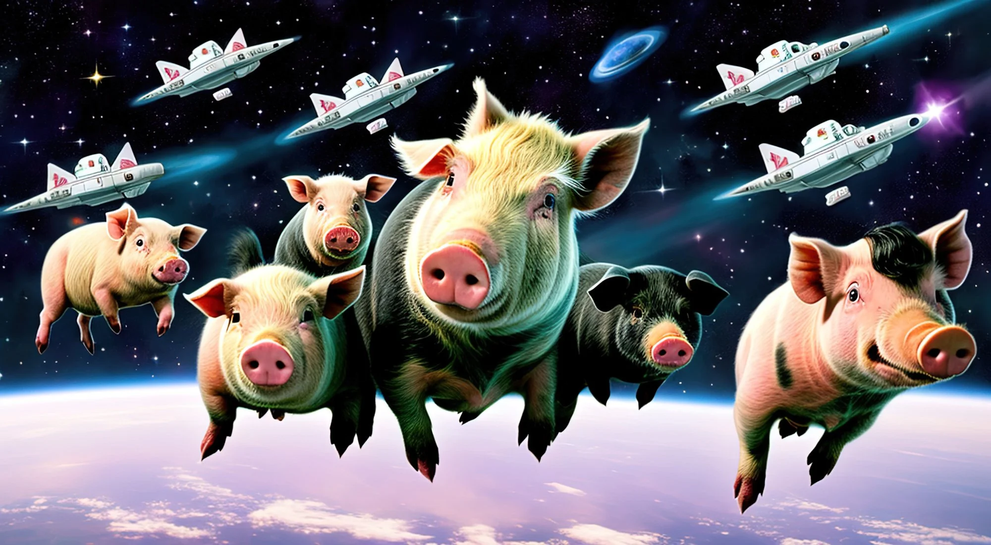 Pigs in Hyperspace — syd9000 artwork