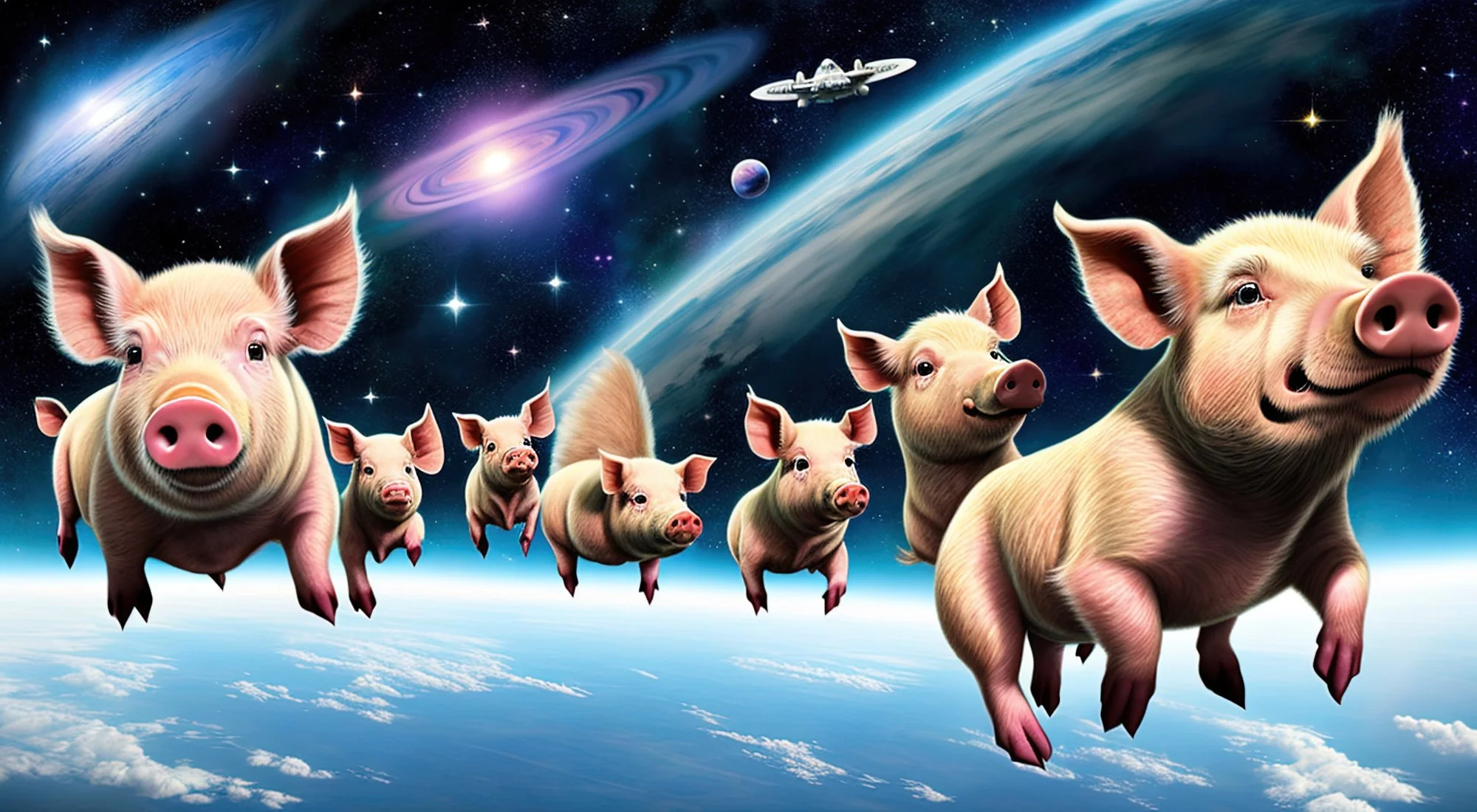 Pigs in Hyperspace — syd9000 artwork