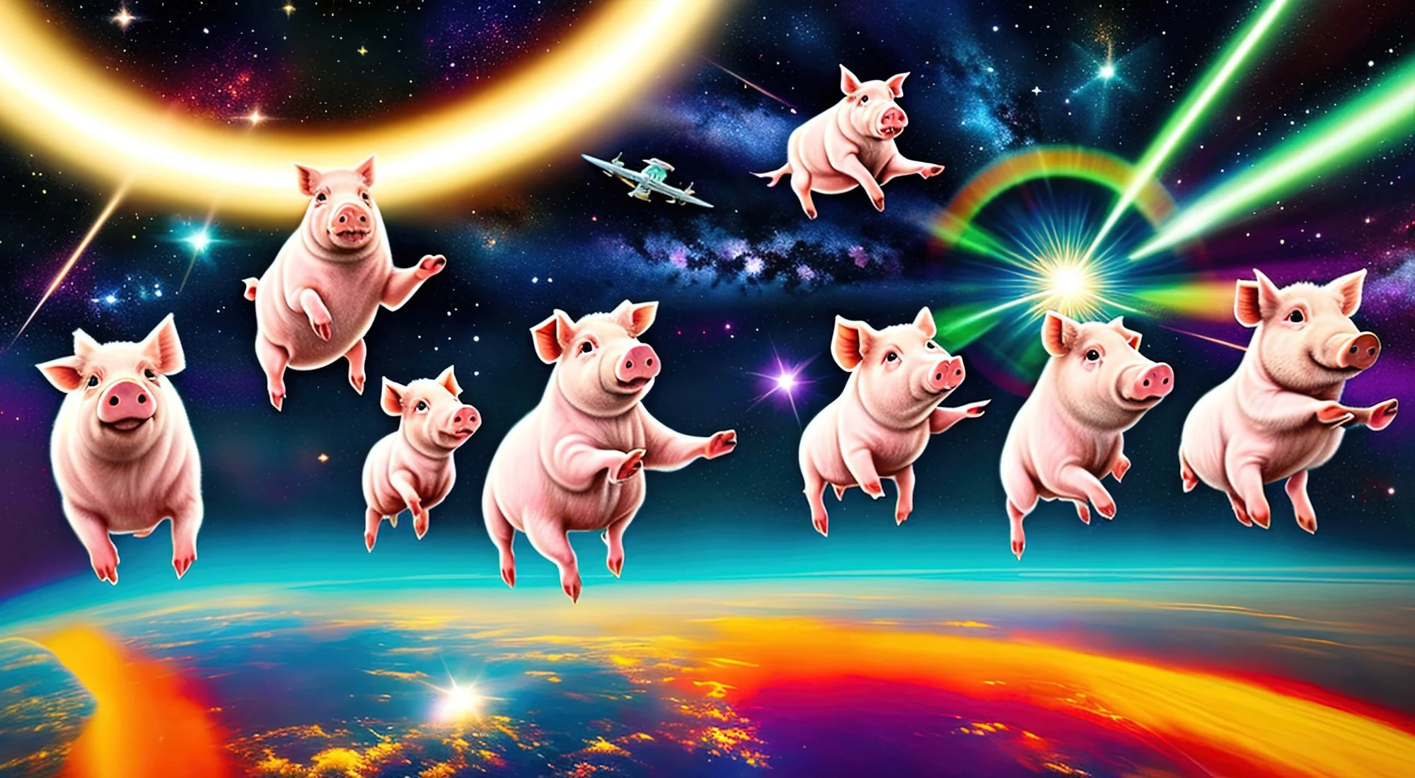 Pigs in Hyperspace — syd9000 artwork