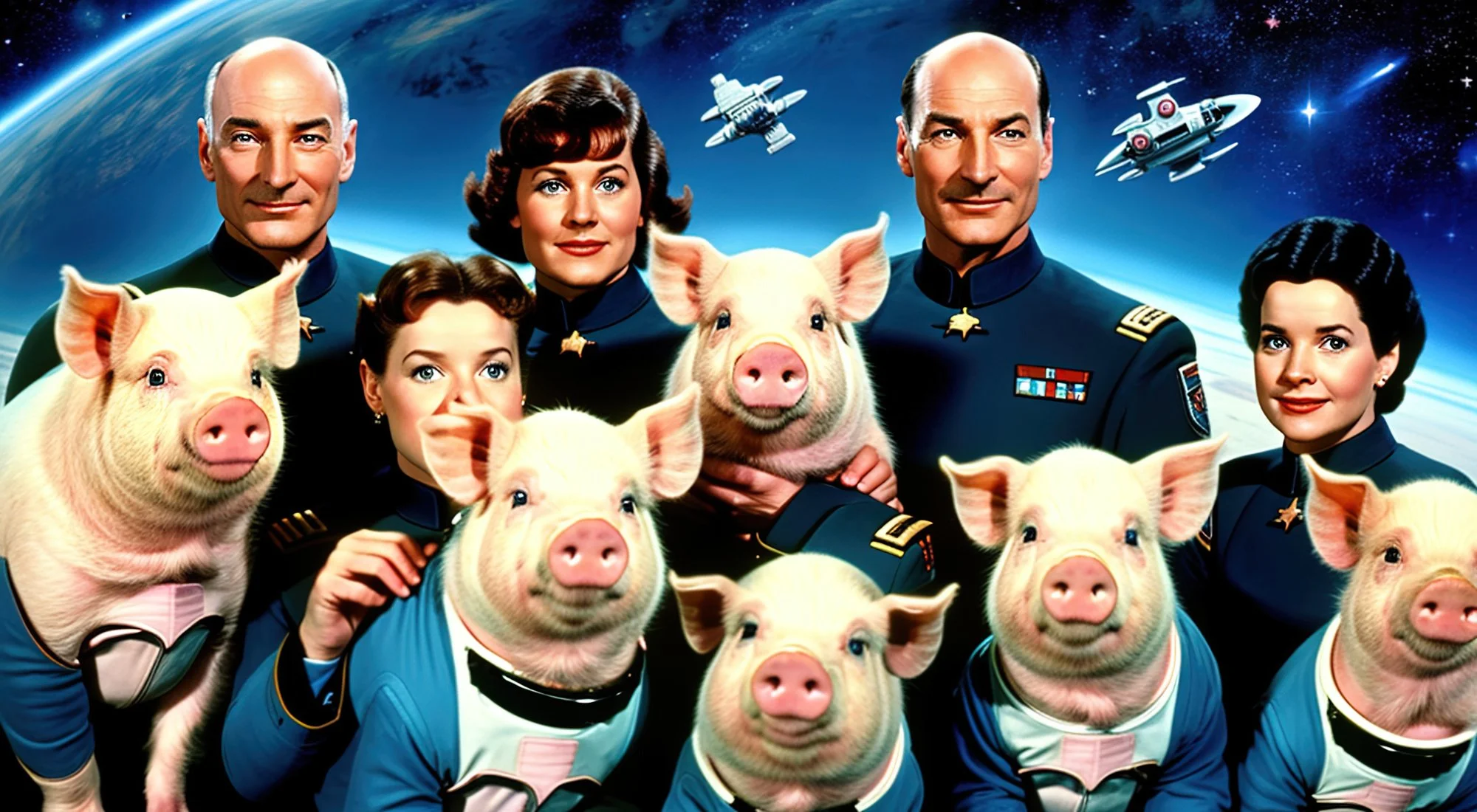Pigs in Hyperspace — syd9000 artwork