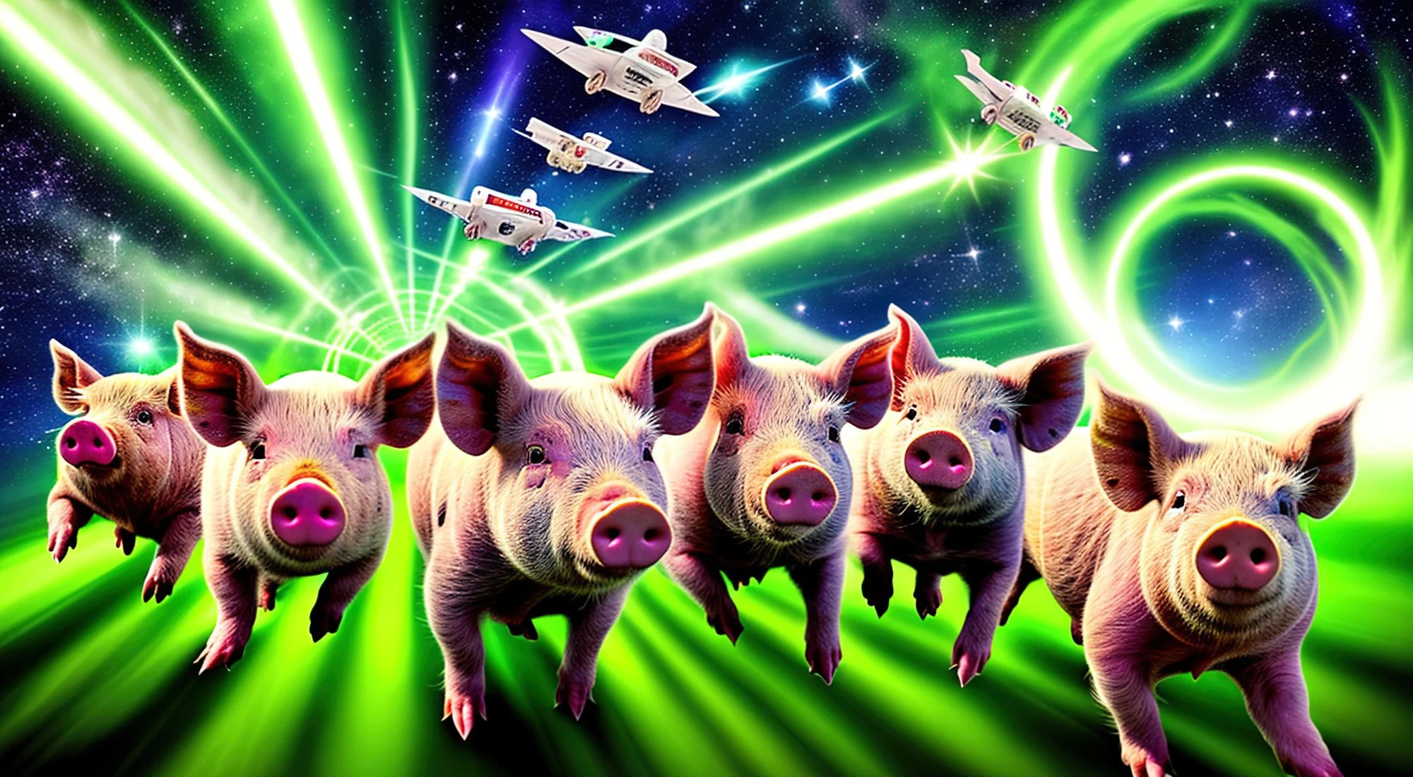 Pigs in Hyperspace — syd9000 artwork