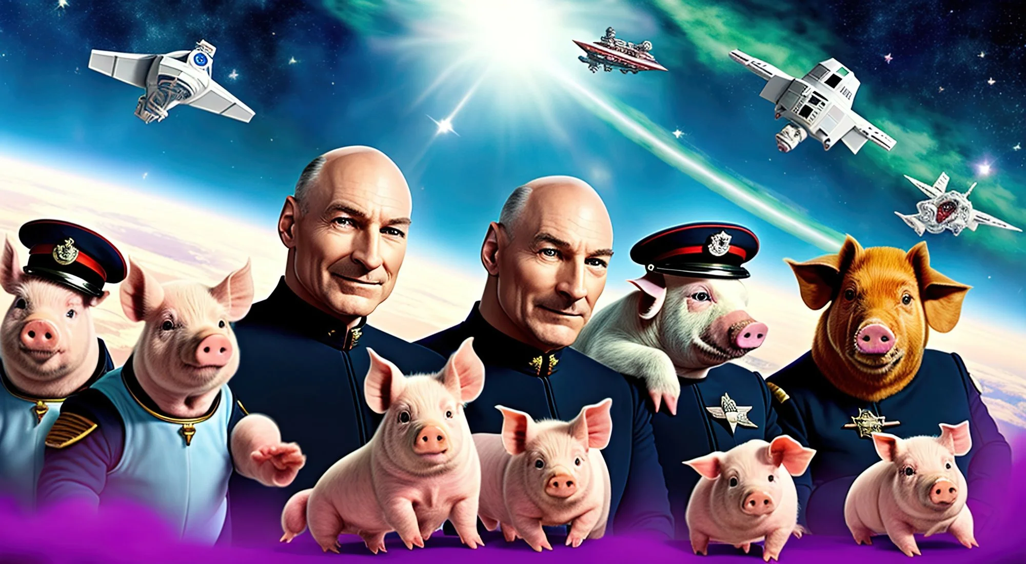 Pigs in Hyperspace — syd9000 artwork