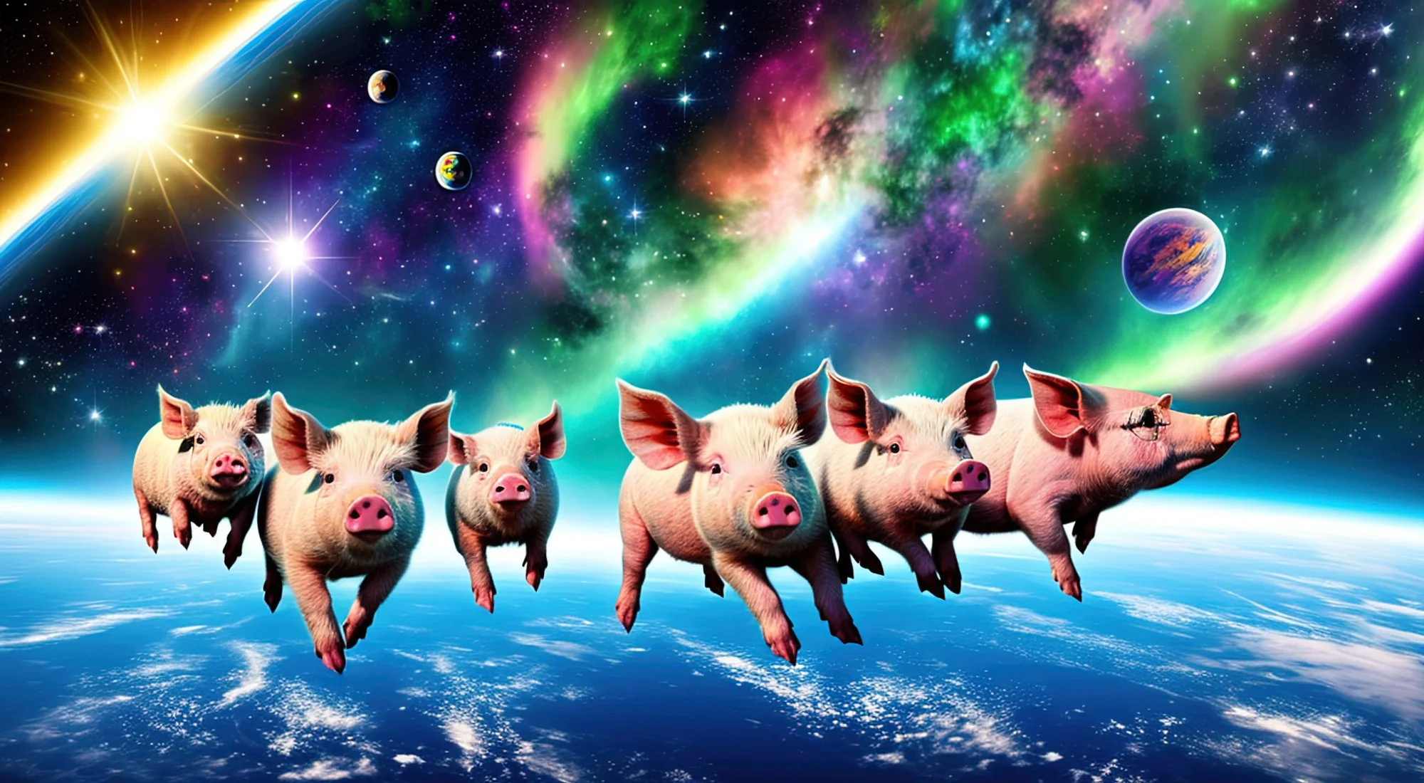Pigs in Hyperspace — syd9000 artwork