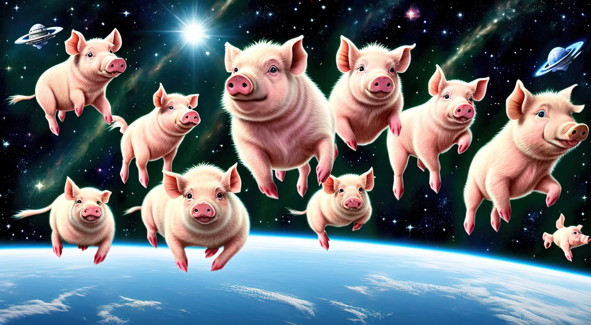 Pigs in Hyperspace — syd9000 artwork
