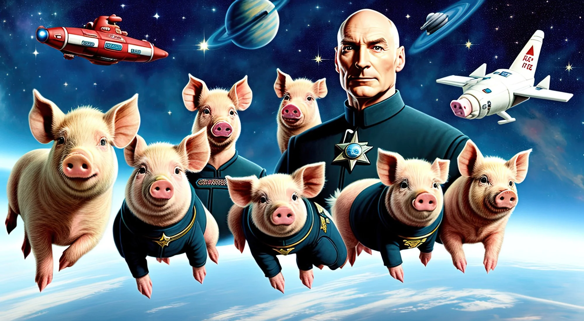 Pigs in Hyperspace — syd9000 artwork