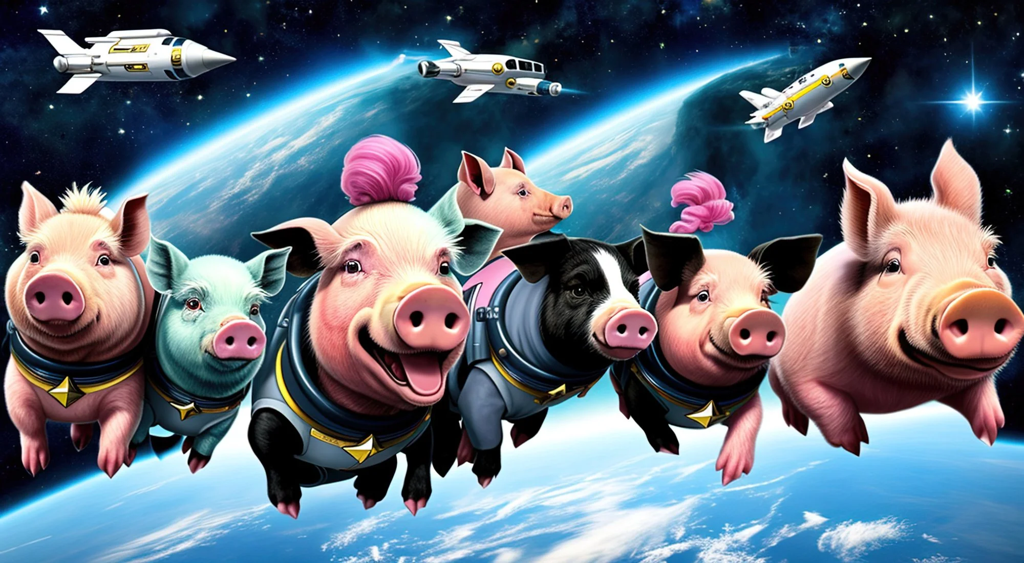 Pigs in Hyperspace — syd9000 artwork