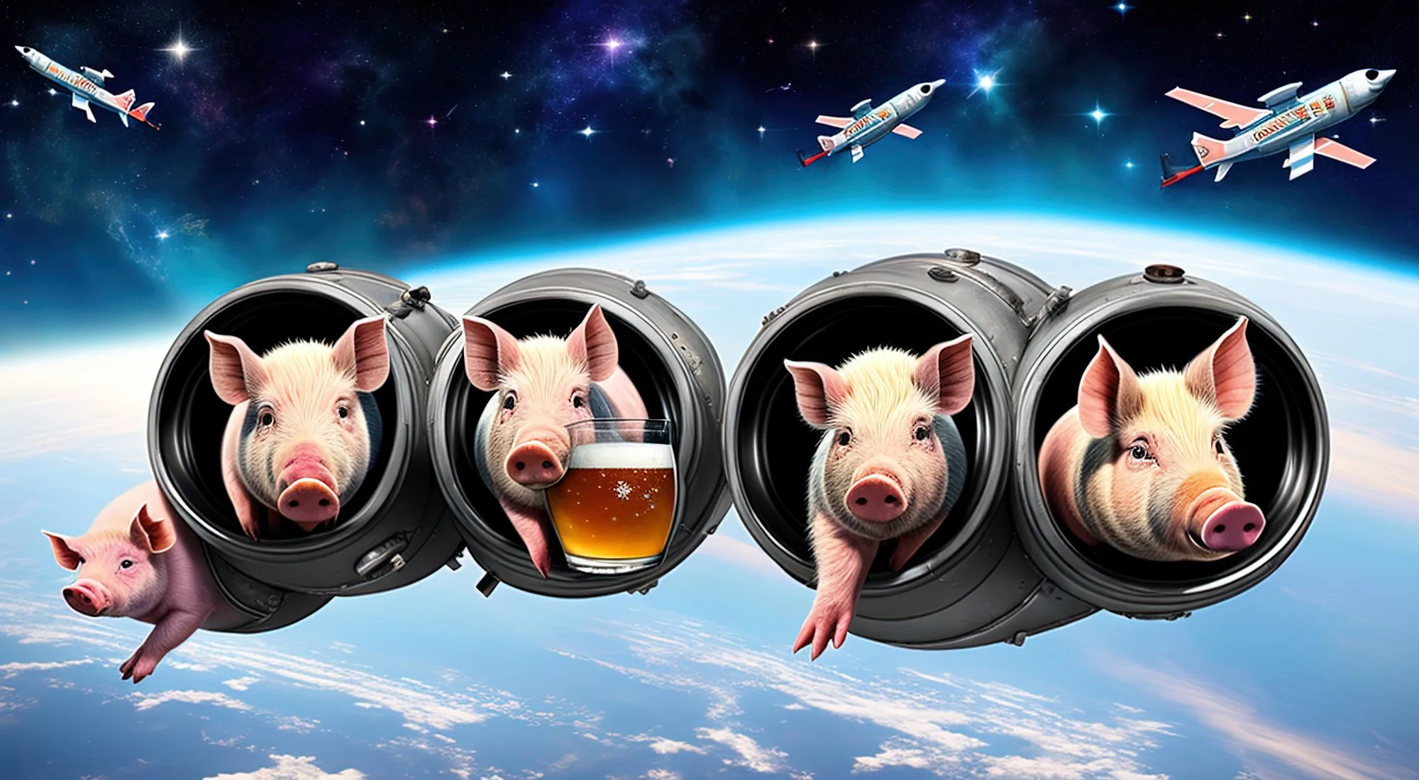 Pigs in Hyperspace — syd9000 artwork